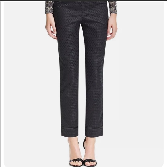 Tory Burch Pants - Tory Burch Phantom Madison Pant Cropped Black/Navy Size 4
